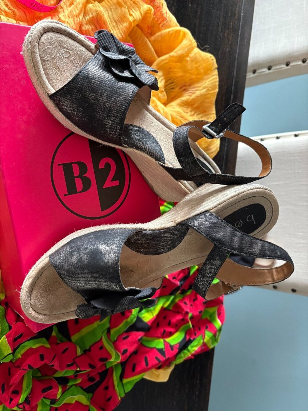 Wedge summer sandal